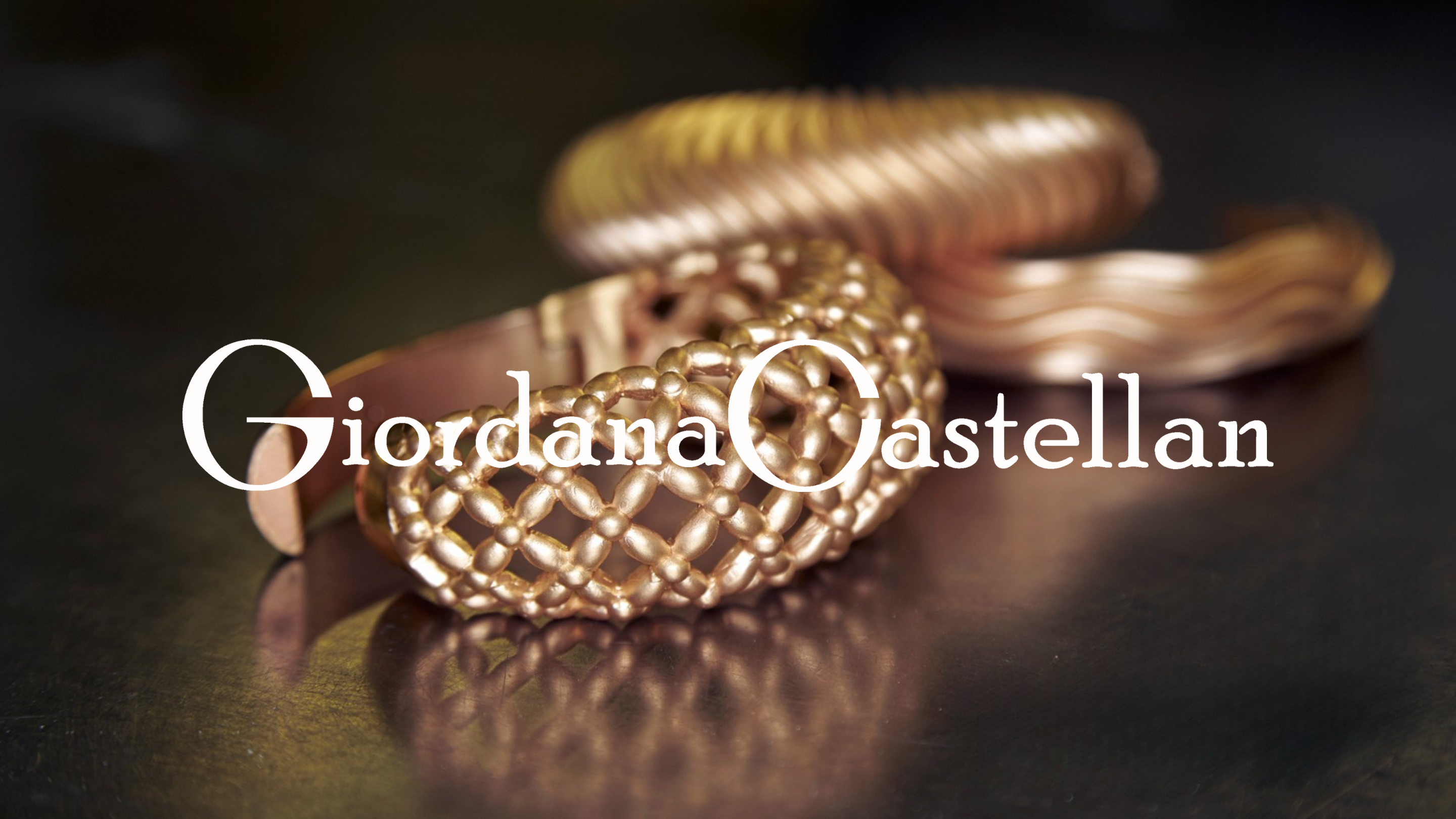 giordana castellan gold italy  / gold / eletroforming / design / oro