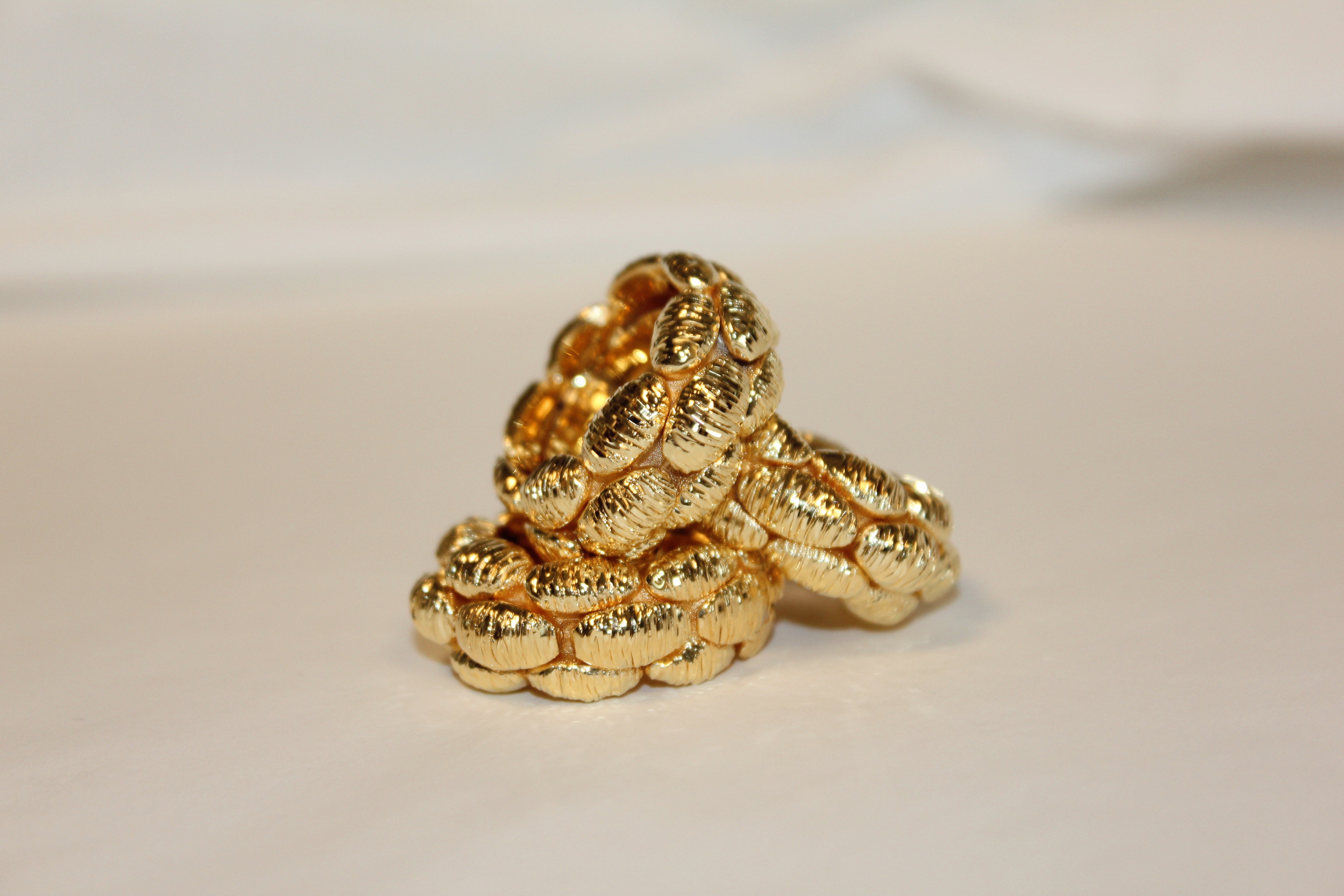 giordana castellan gold italy  / gold / eletroforming / design / oro